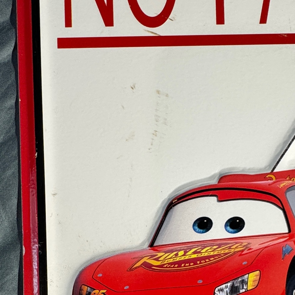 No Parking Sign with Cars Characters - Picture 4 of 8